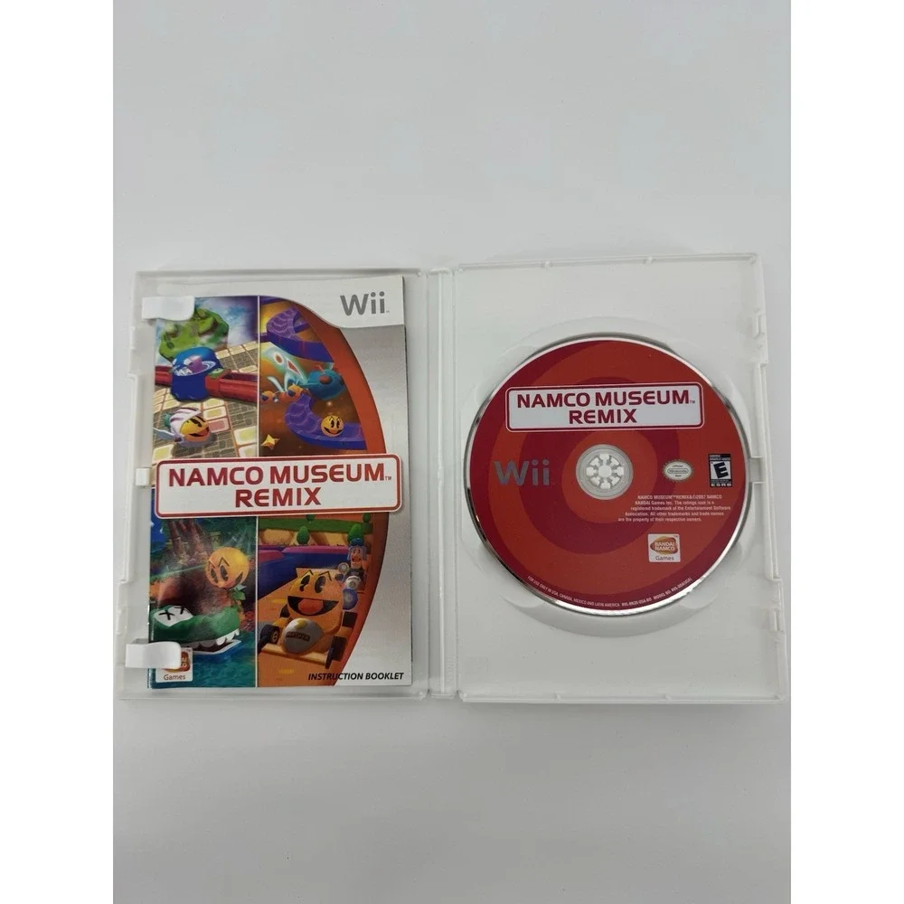 Namco Museum Remix Nintendo‎ Wii Bandai Namco Games With Manual CIB